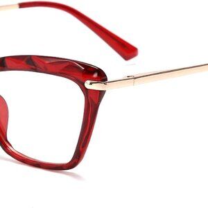 Cat Eye Glasses Frame Clear Lenses Lightweight Fashion for Women